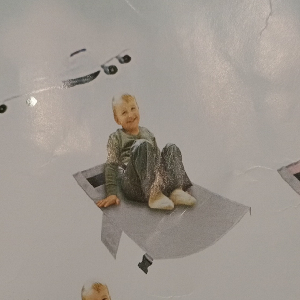 Kids' Airplane-Themed Play Mat